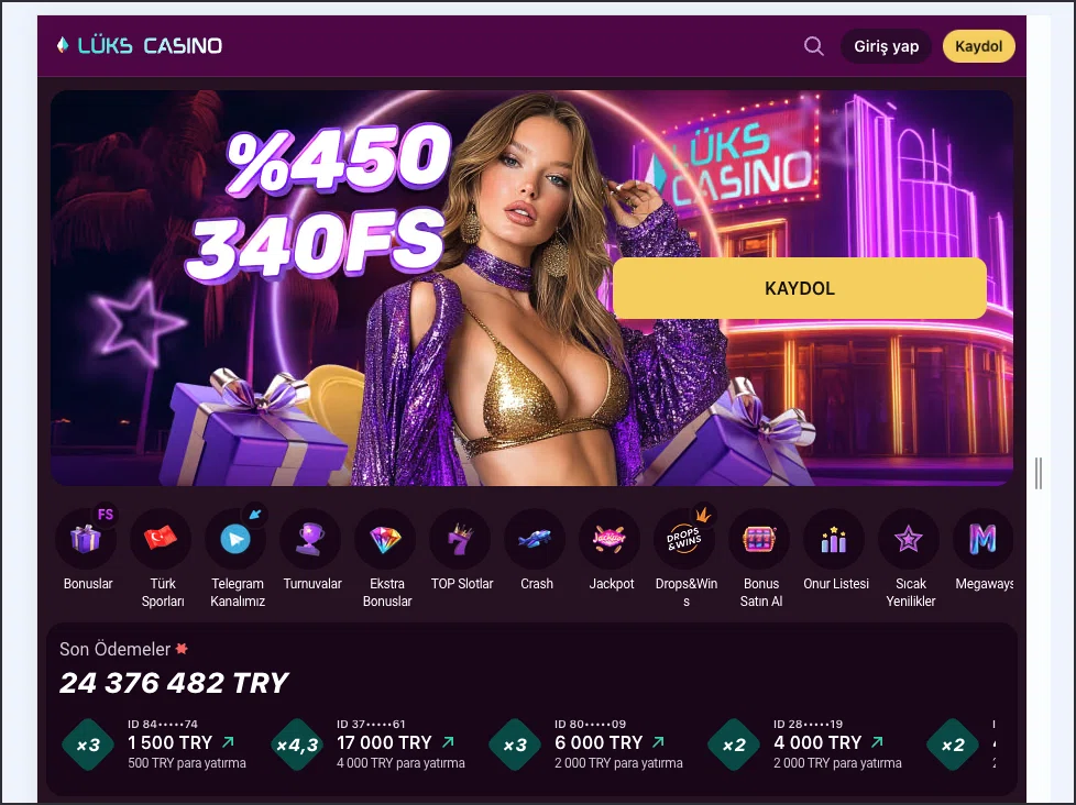 Luks Casino hesap güvenliği görseli